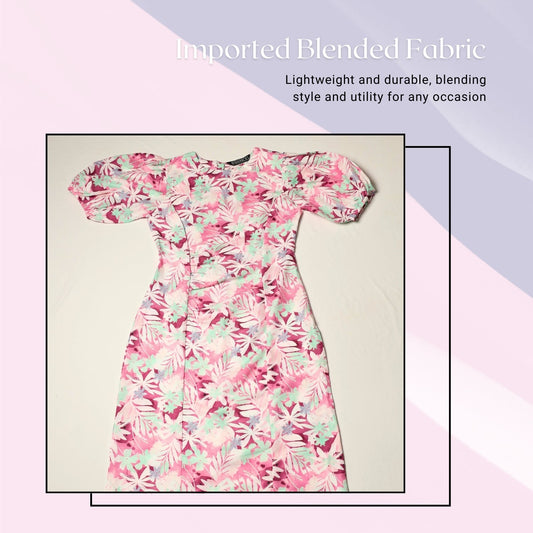 Petal Paradise Puff Sleeve Dress | GloFash - FashionZapp.com