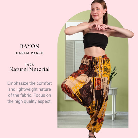 Women's Boho Harem Pants “ Stylish Convertible Pants - .com