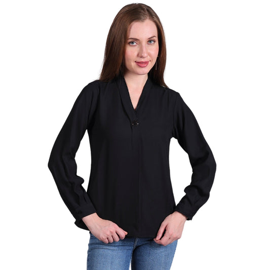 Glofash | Stylish Modal Black Top for Women – Elegant & Comfortable Design - FashionZapp.com