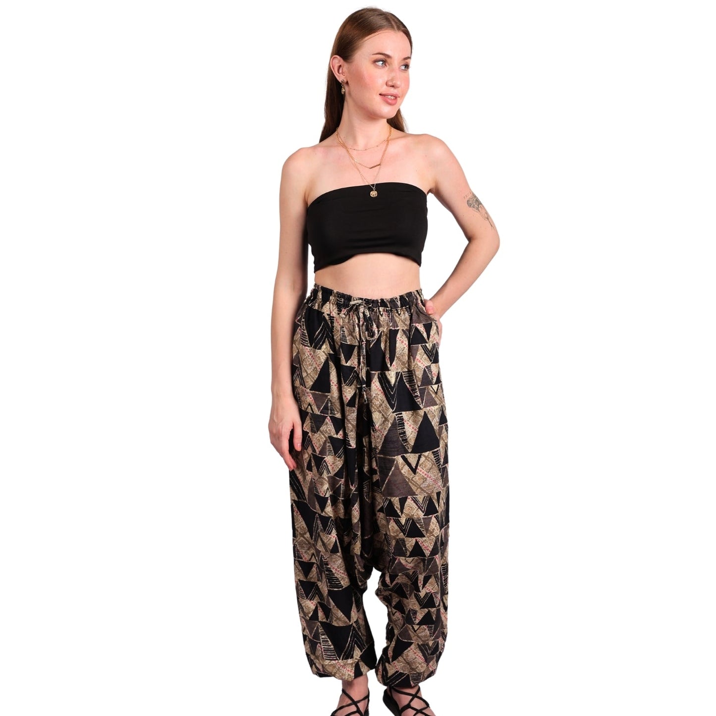 Women's Boho Harem Pants “ Versatile Pants for Yoga & Beach - .com