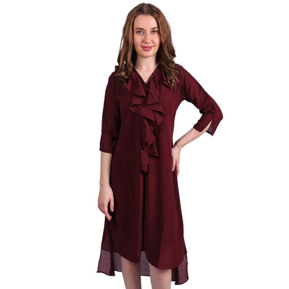 Shop Dresses Blended Georgette
