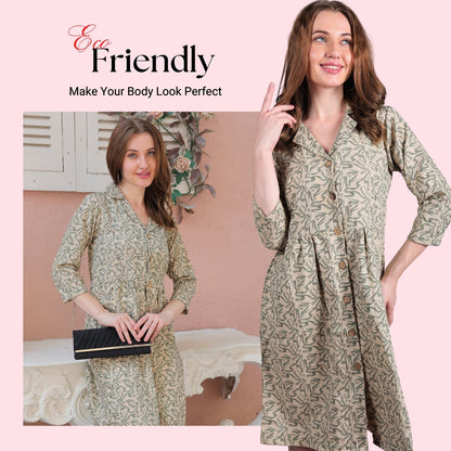 This Summer with Stylish Cotton & Linen Dresses