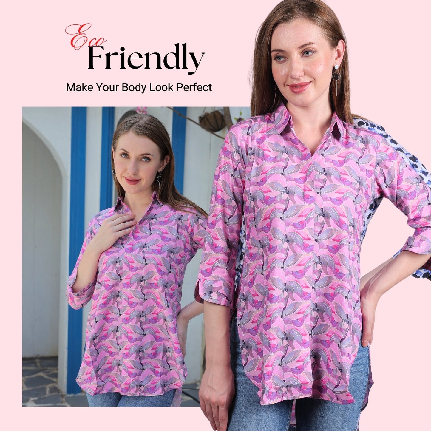 Printed Modal Shirts for Women