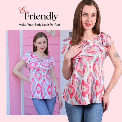 Glofash - Essential Pink Top for Women - FashionZapp.com