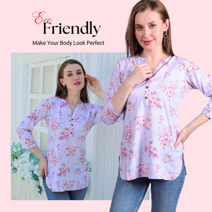Top Printed Tops for Women with Modal Material: Stylish & Trendy Picks