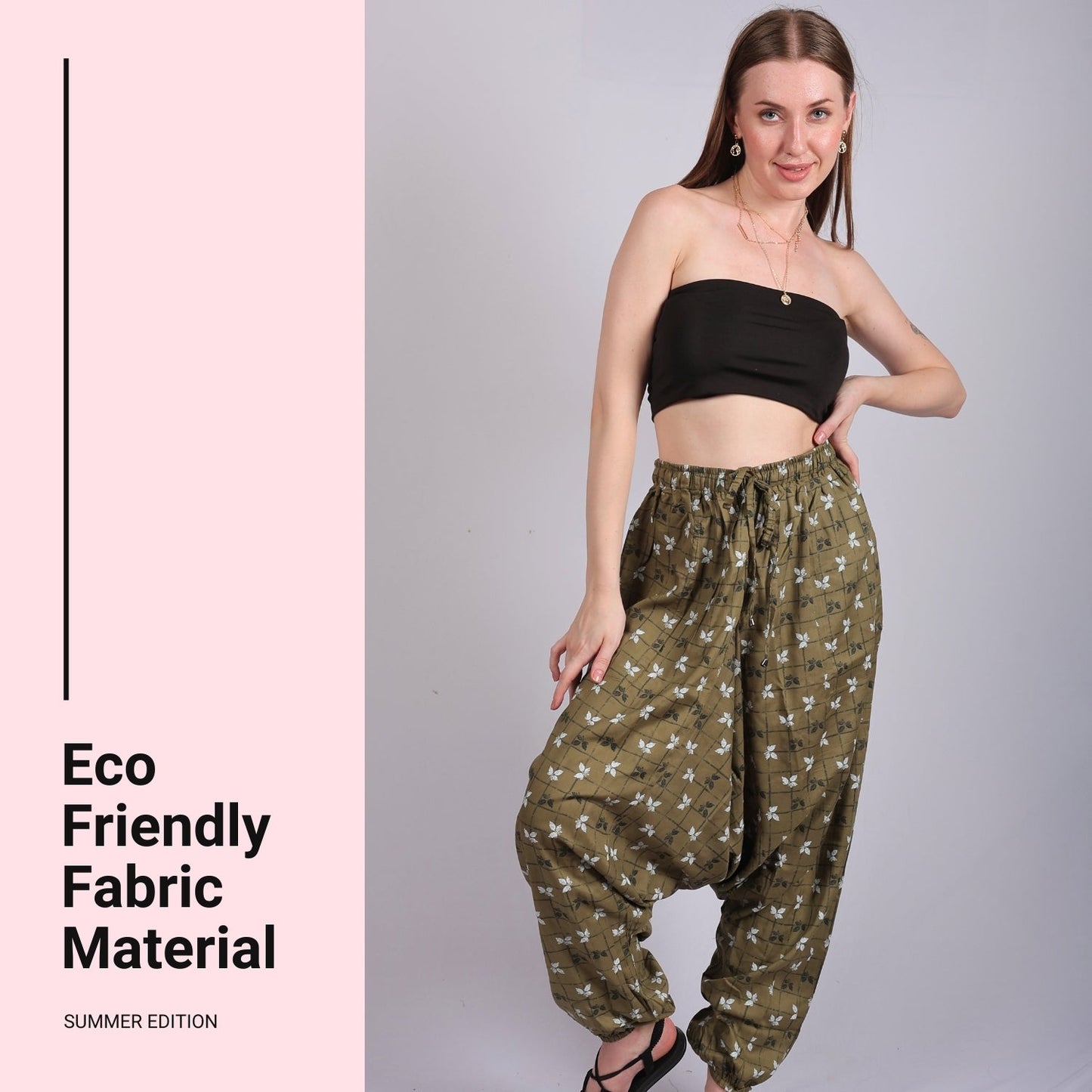 Women's Boho Harem Pants “ Multi-Functional Pants with Pockets - .com