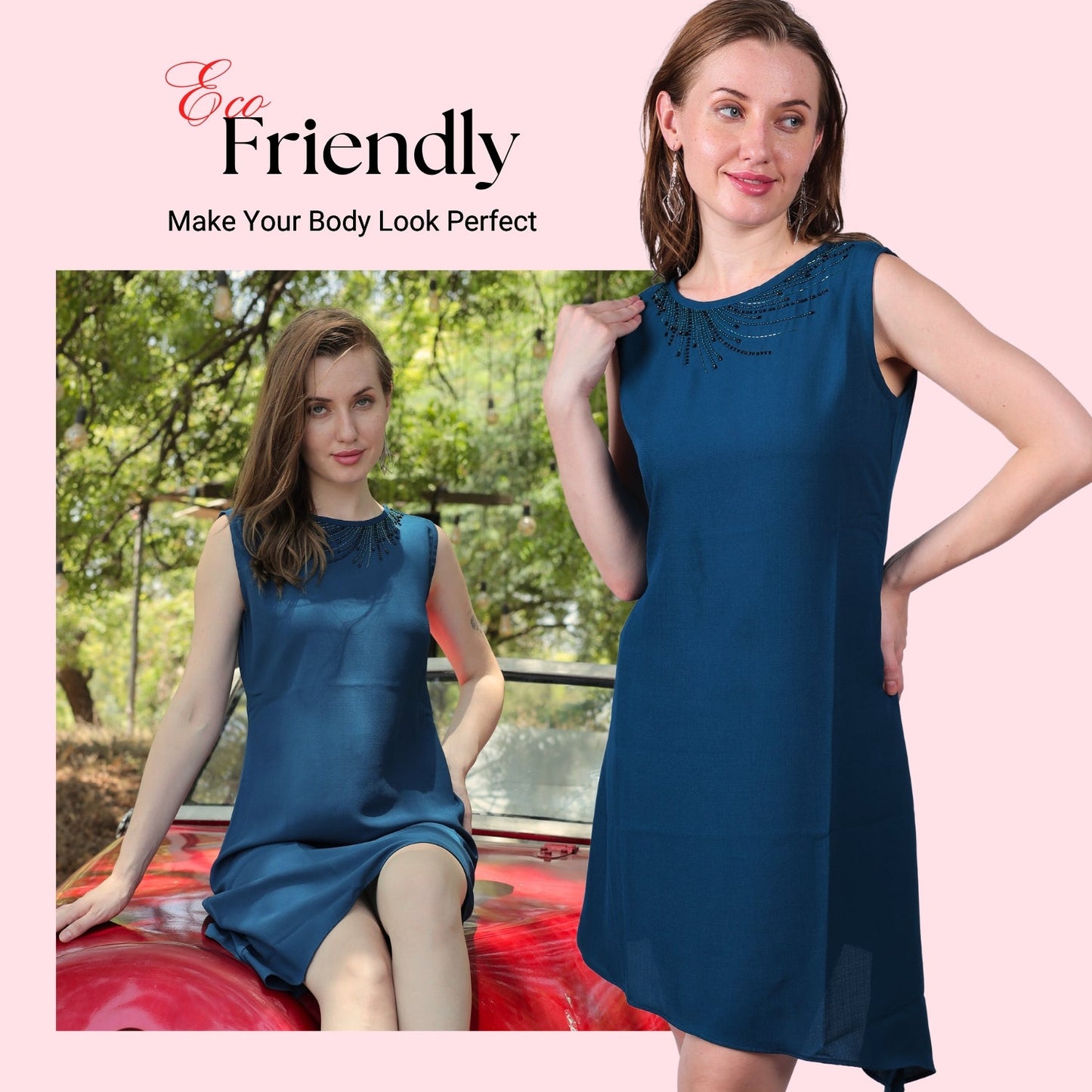 Shop Stylish Blended Georgette Dresses