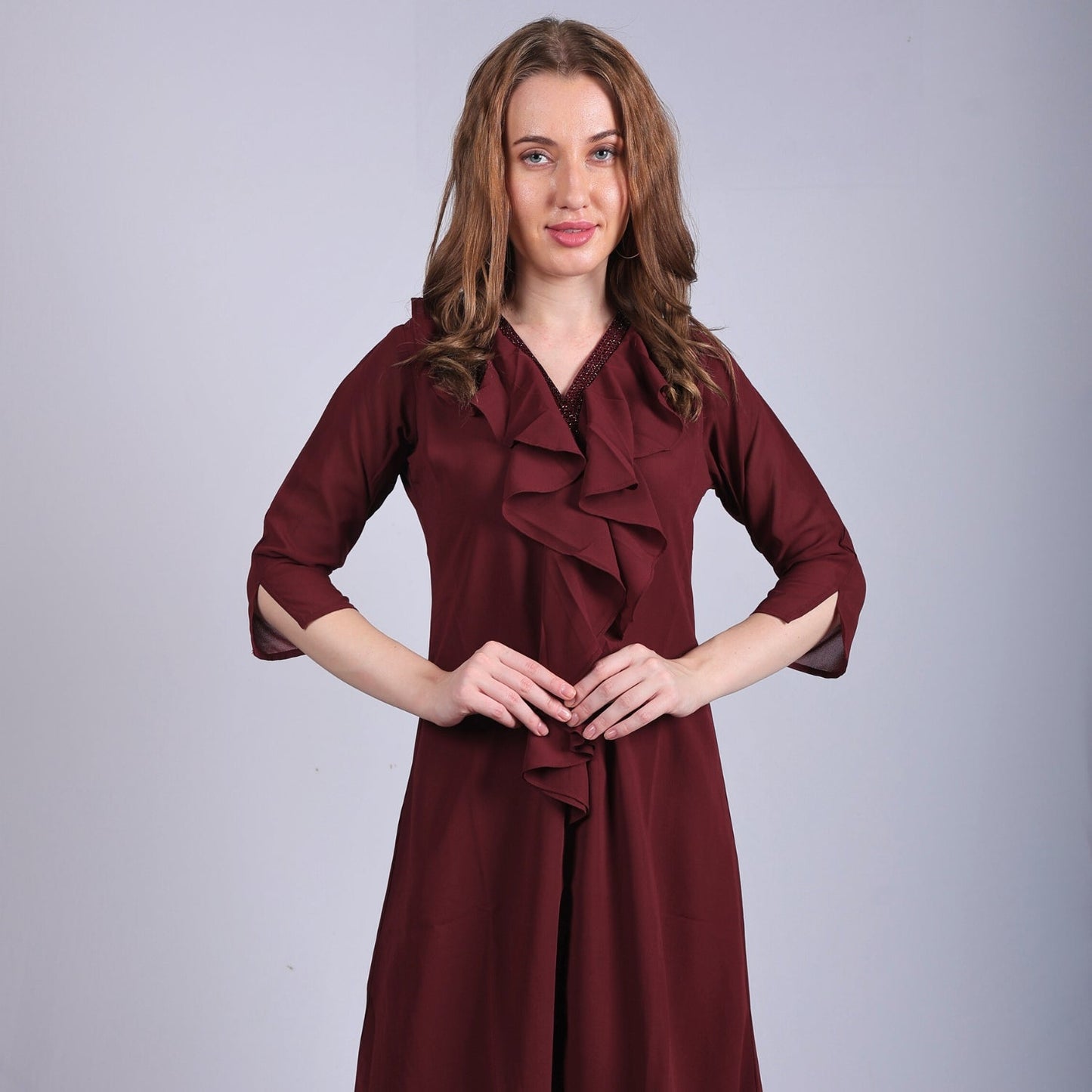 Shop Dresses Blended Georgette