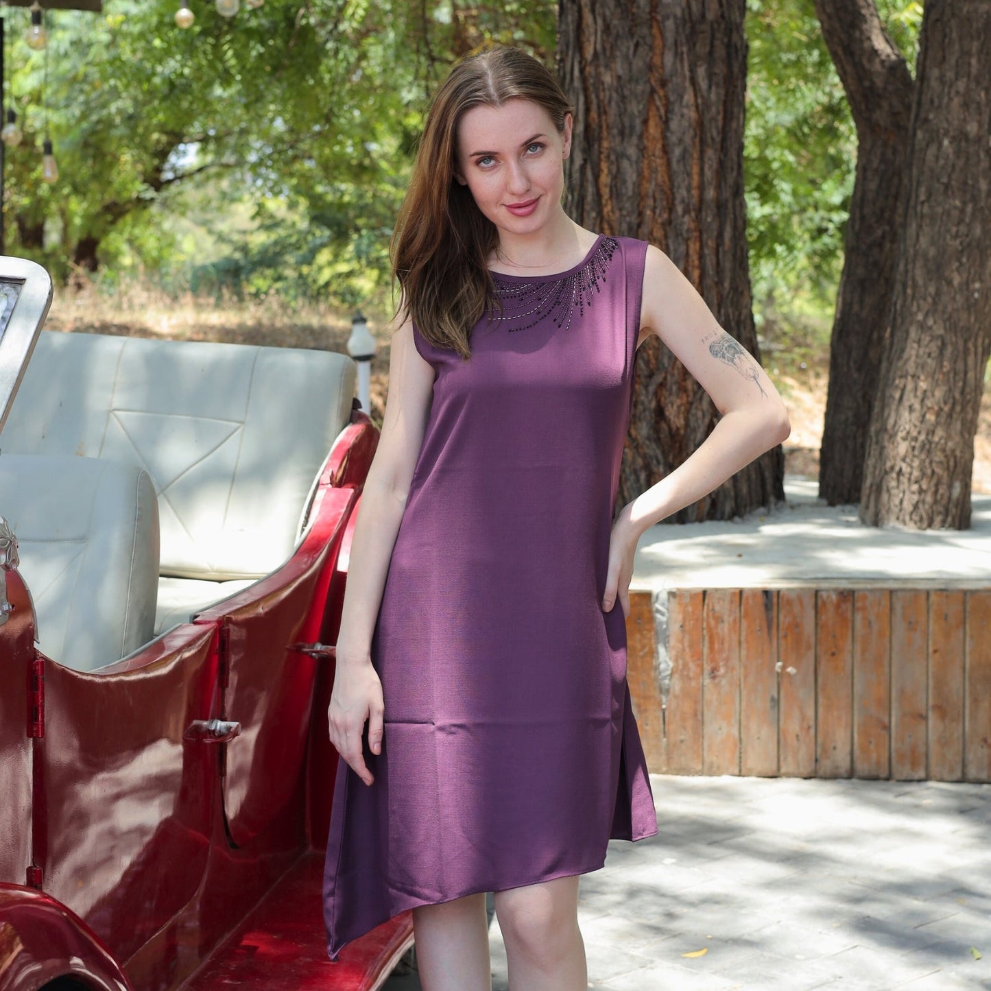 Shop Stylish Blended Georgette Dresses
