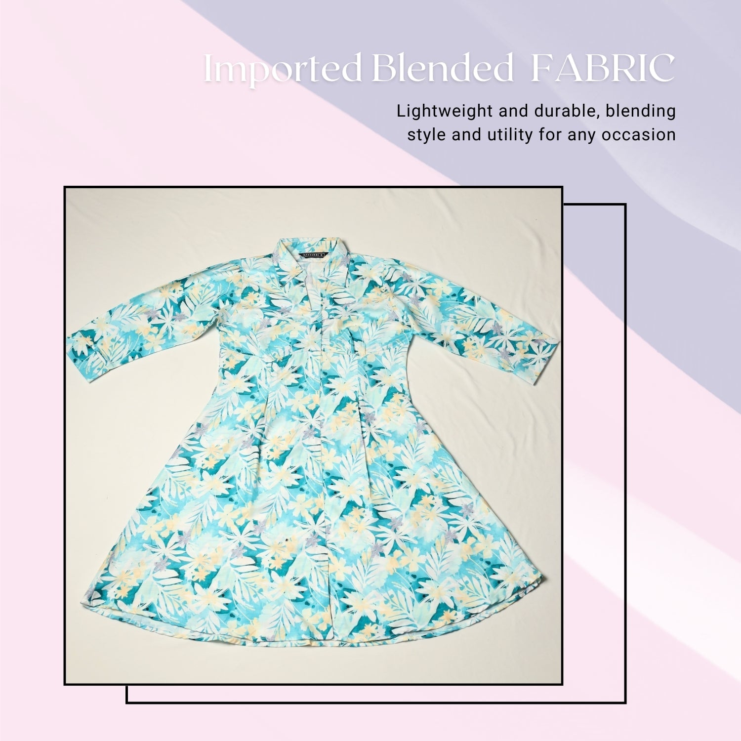 Blossom Breeze Floral Shirt Dress - FashionZapp.com