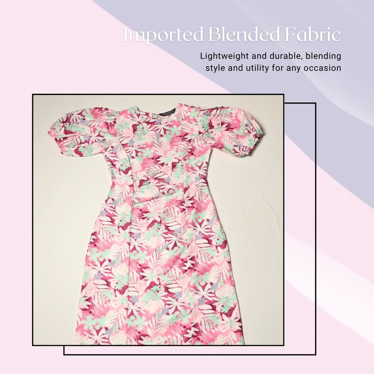 Petal Paradise Puff Sleeve Dress | GloFash - FashionZapp.com