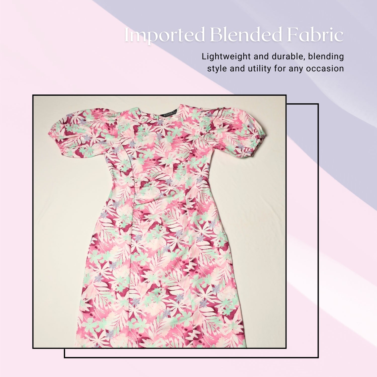Petal Paradise Puff Sleeve Dress | GloFash - FashionZapp.com