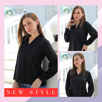 Glofash | Stylish Modal Black Top for Women – Elegant & Comfortable Design - FashionZapp.com