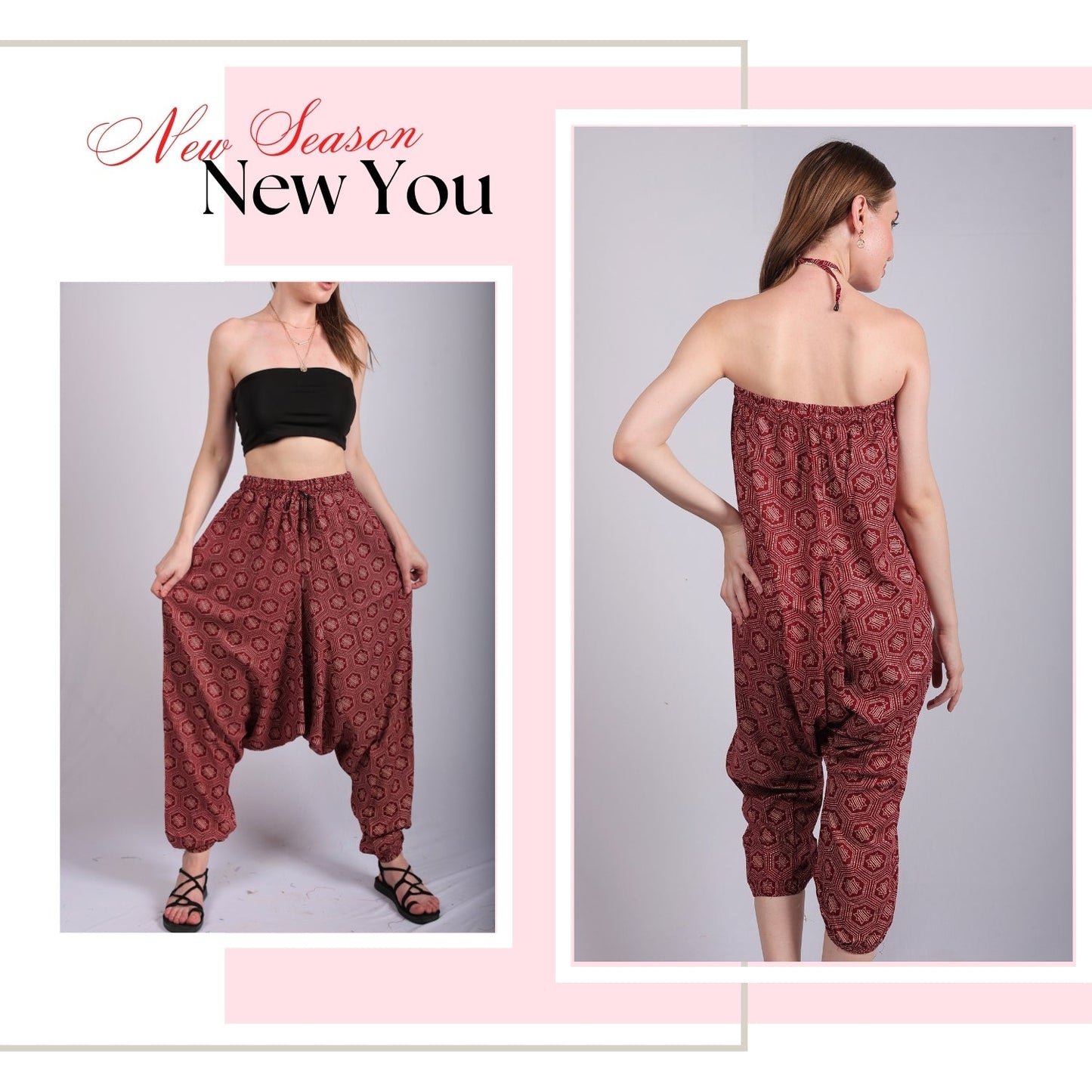 Bohemian Harem Pants for Women “ Comfortable Yoga Pants - .com
