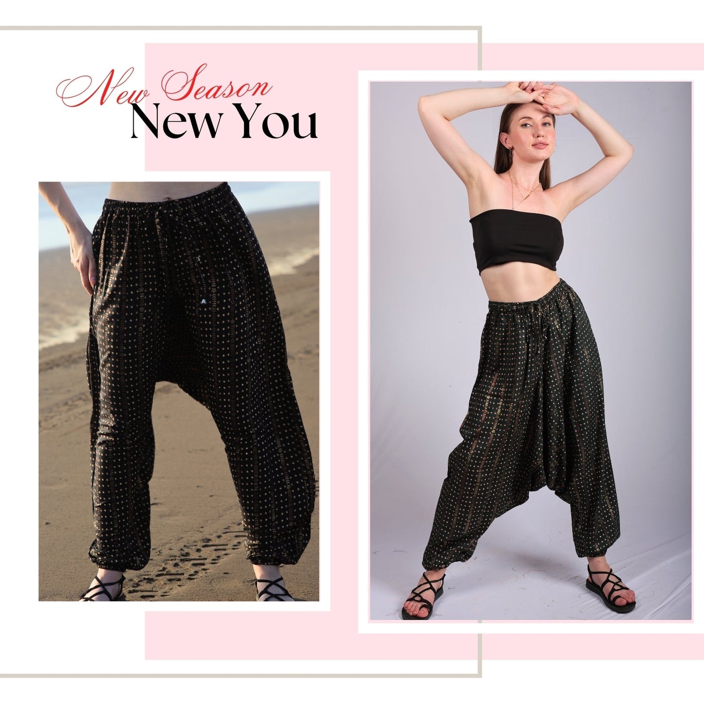 Women's Boho Harem Pants “ Cozy And Beach Wear - .com