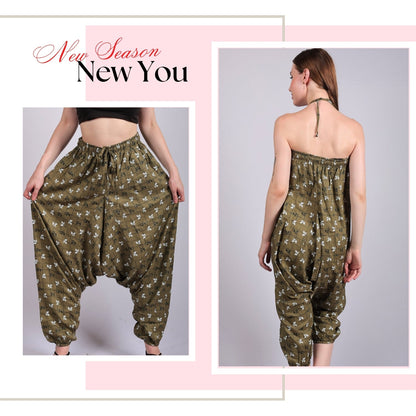 Women's Boho Harem Pants “ Multi-Functional Pants with Pockets - .com
