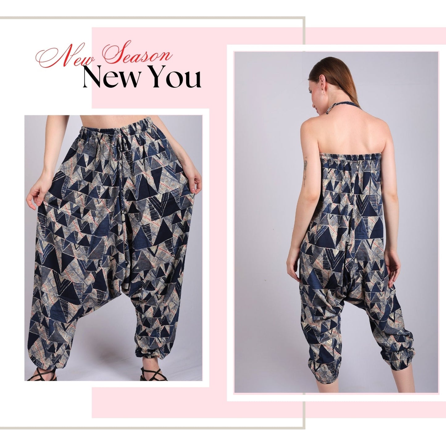 Women's Boho Harem Pants “ Versatile Pants for Yoga & Beach - .com