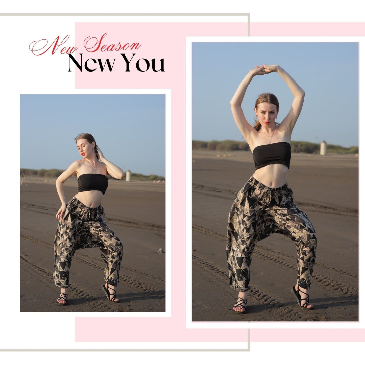 Women's Boho Harem Pants “ Versatile Pants for Yoga & Beach - .com