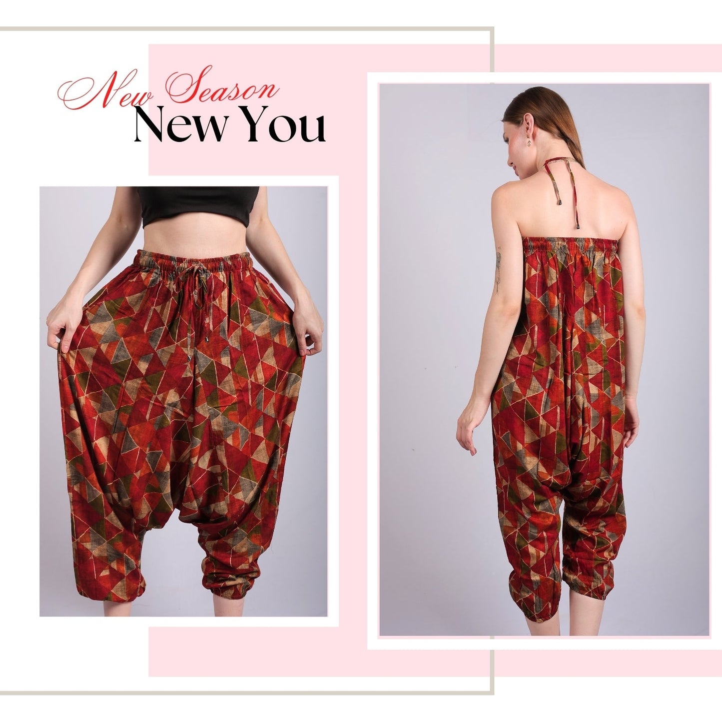 Women's Boho Harem Pants “ Stylish & Beach Wear - .com
