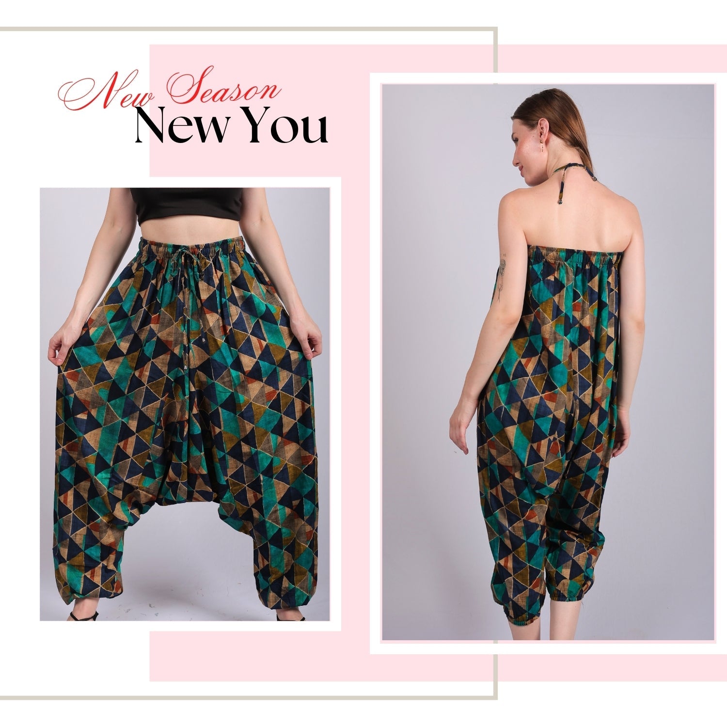 Women's Boho Harem Pants “ Stylish & Beach Wear - .com