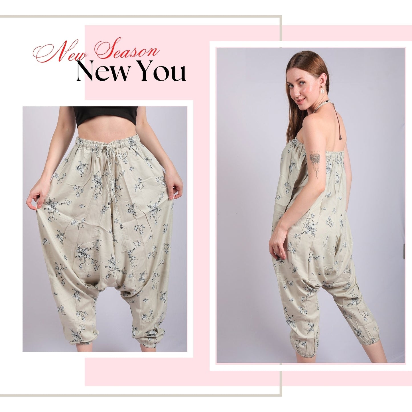 Boho Harem Pants for Women - Yoga Pants with Pockets - .com