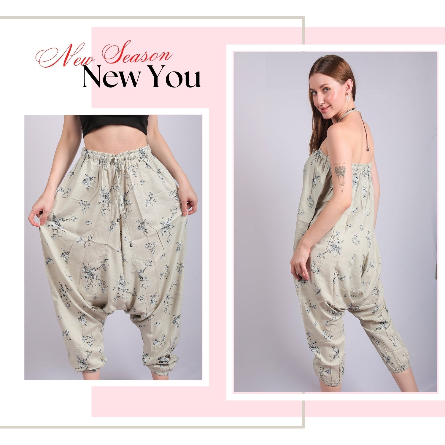 Boho Harem Pants for Women - Yoga Pants with Pockets - .com