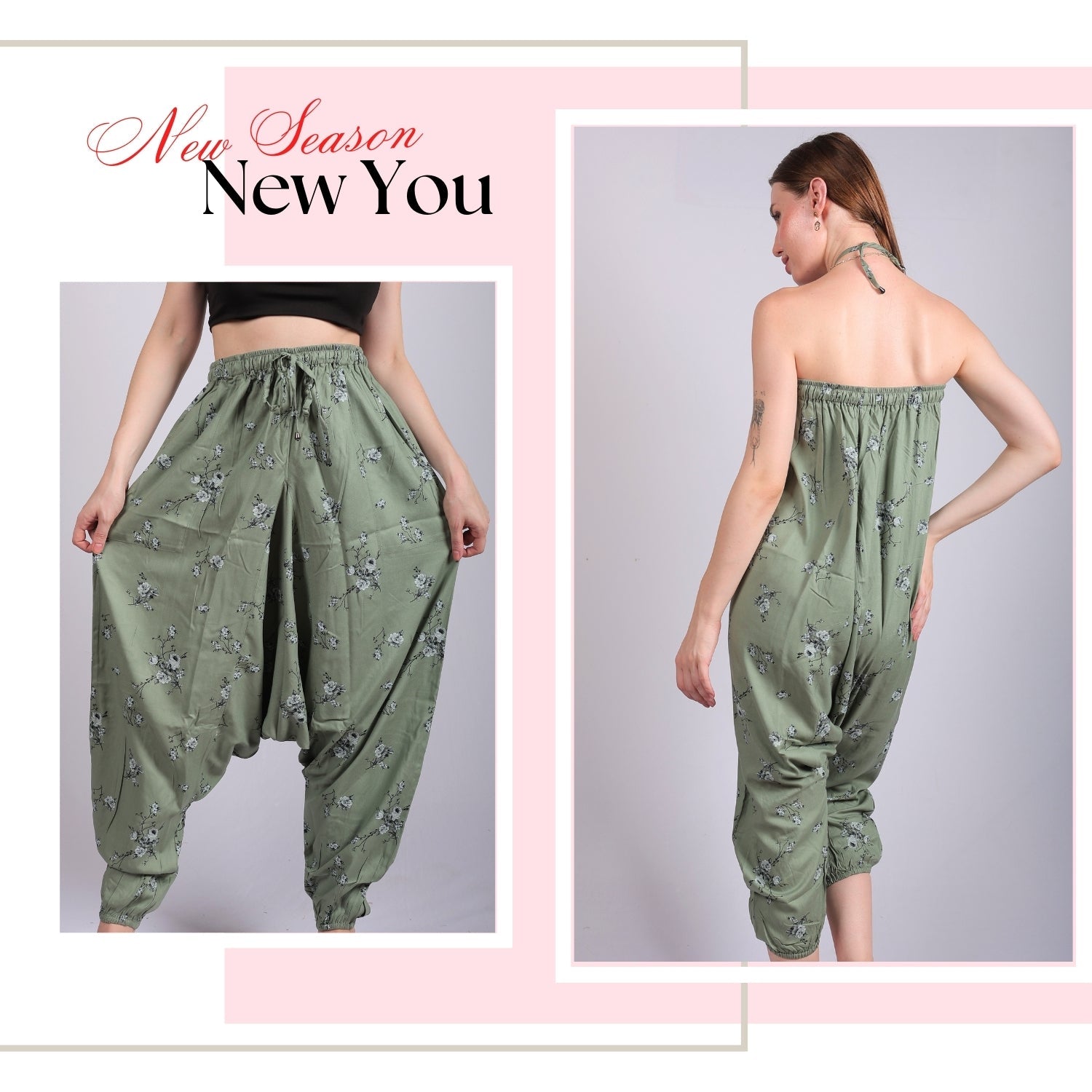 Boho Harem Pants for Women - Yoga Pants with Pockets - .com
