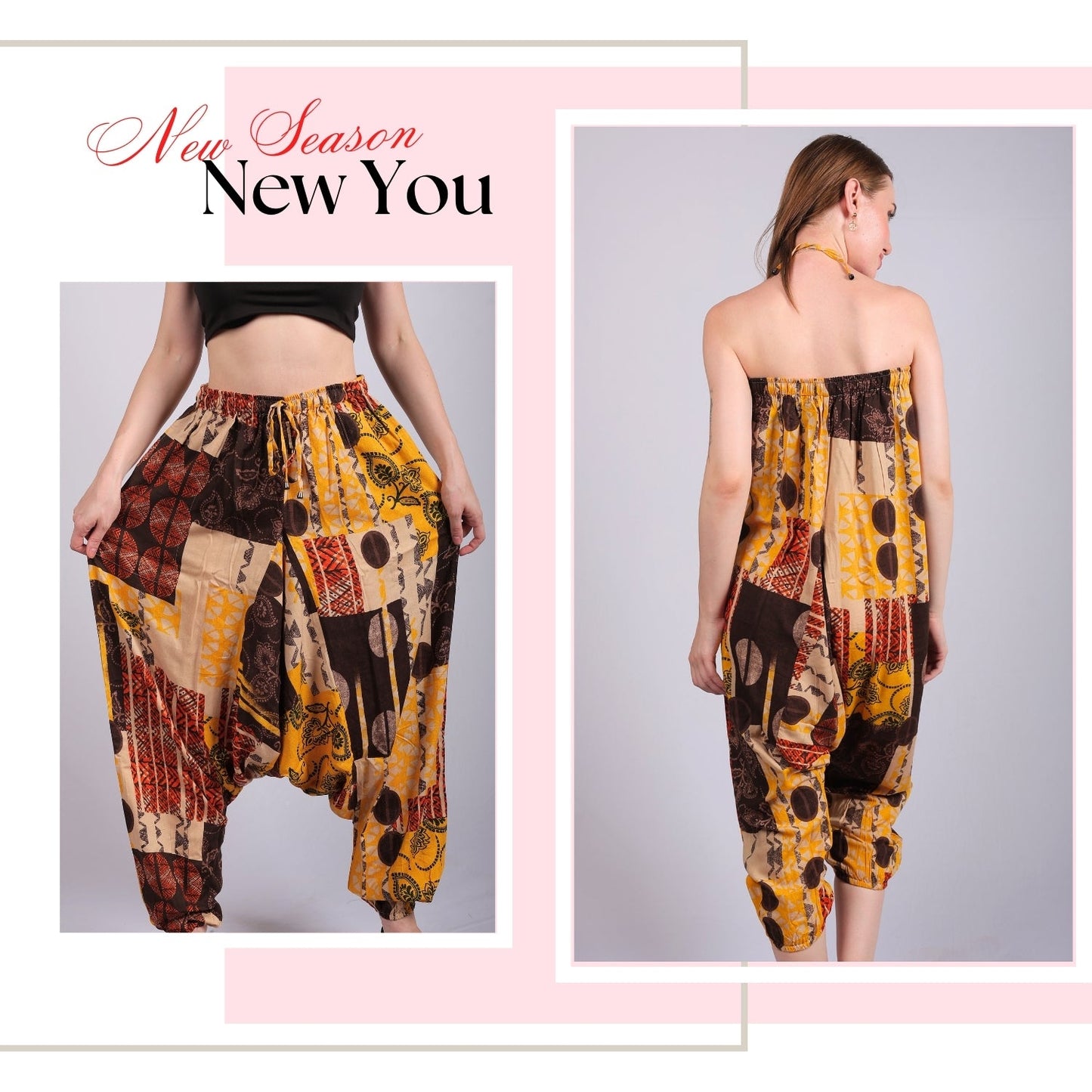 Women's Boho Harem Pants “ Stylish Convertible Pants - .com