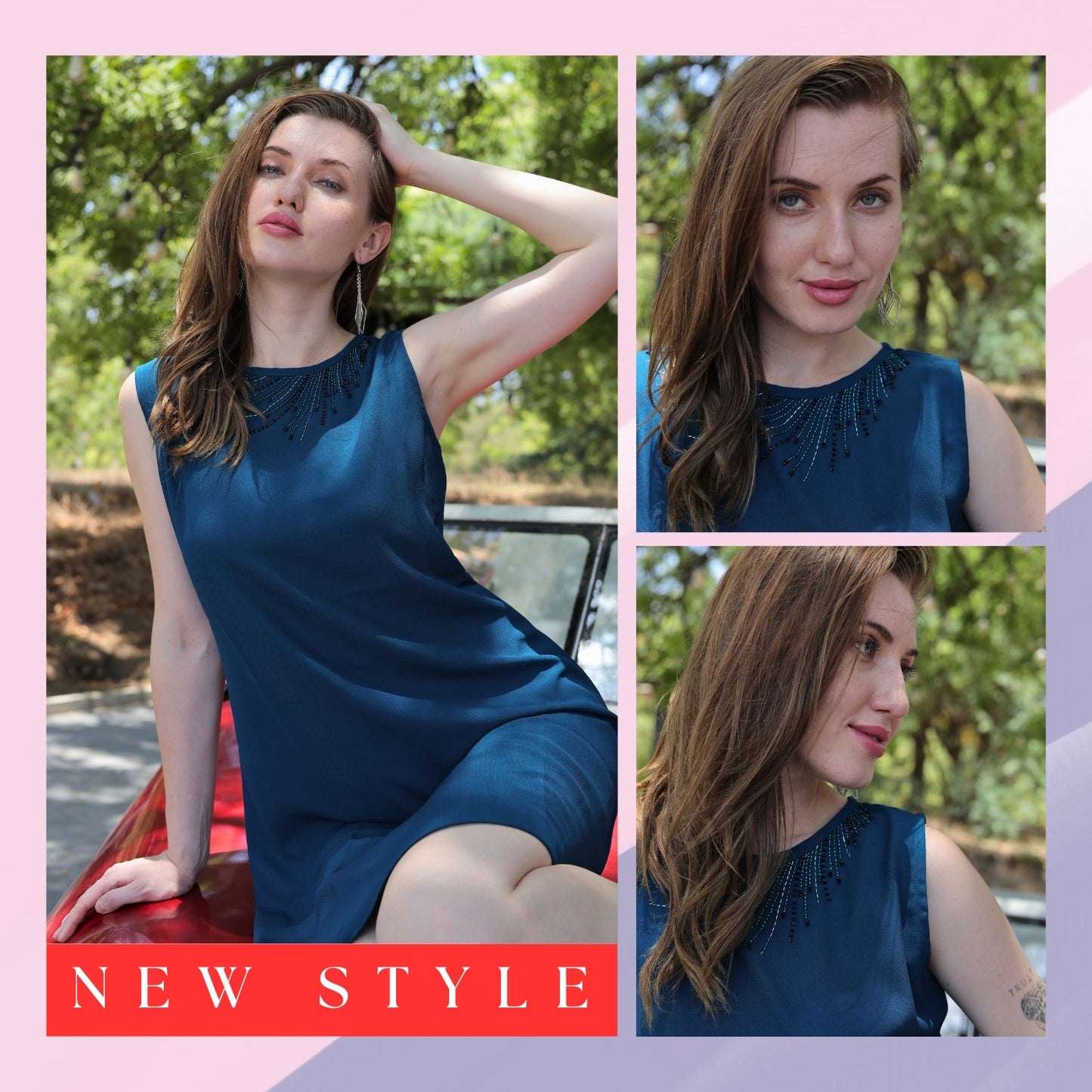 Shop Stylish Blended Georgette Dresses