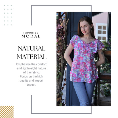 Luxe Comfort Sustainable Modal Fabric Top | Glofash - FashionZapp.com