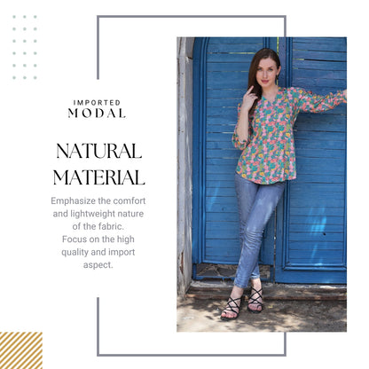 Ladies Modal Top in Luxe Comfort Fabric