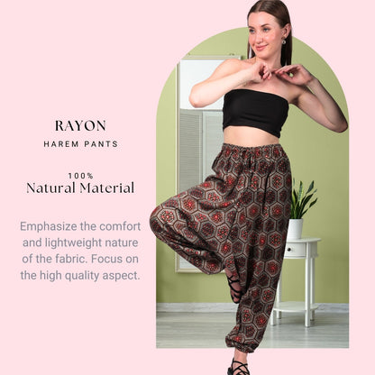 Women's Boho Harem Pants “ Trendy Pants with Pockets - .com
