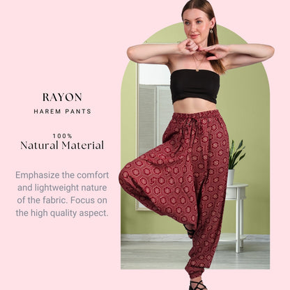 Bohemian Harem Pants for Women “ Comfortable Yoga Pants - .com