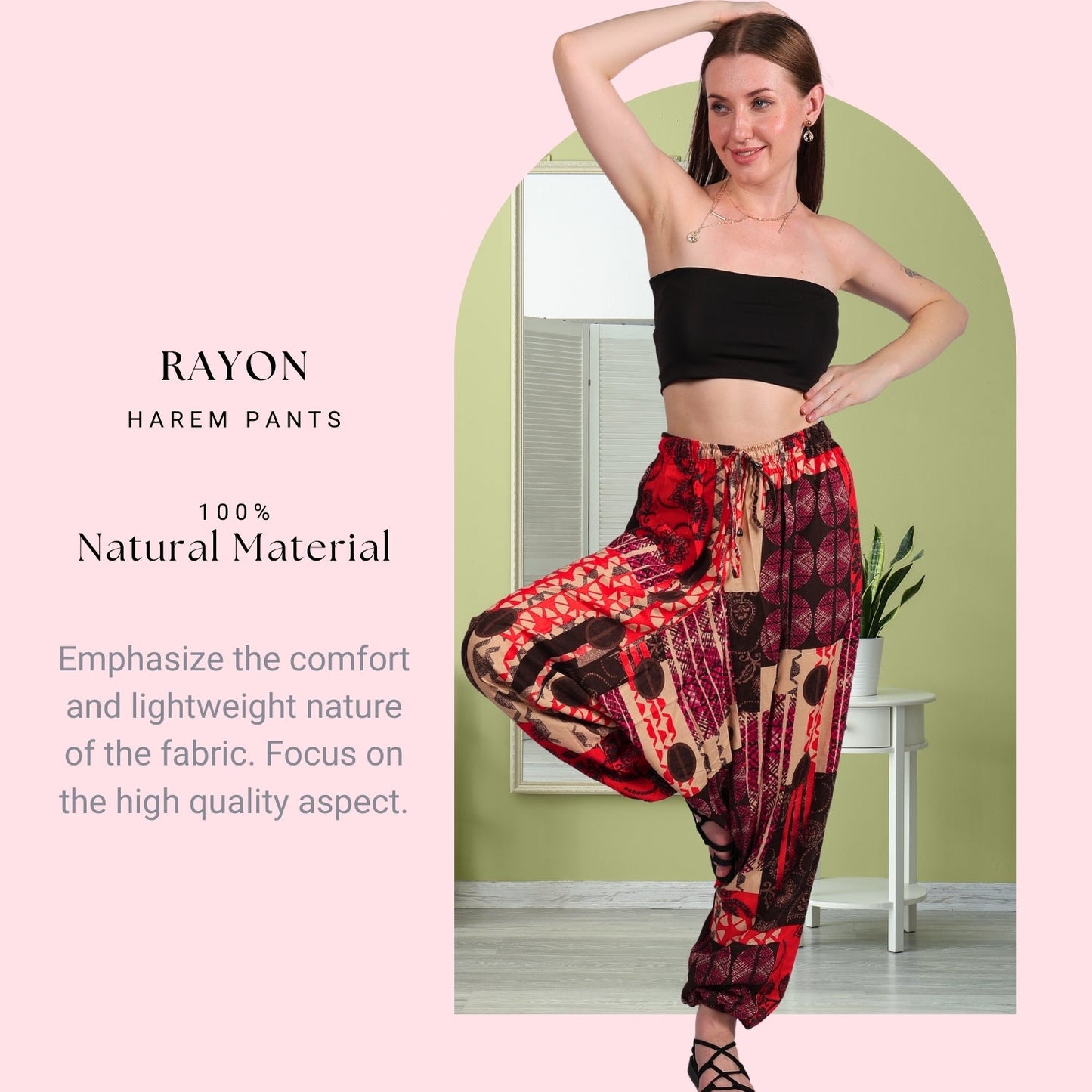 Boho Chic Harem Pants for Women “ Casual Yoga Pants - .com
