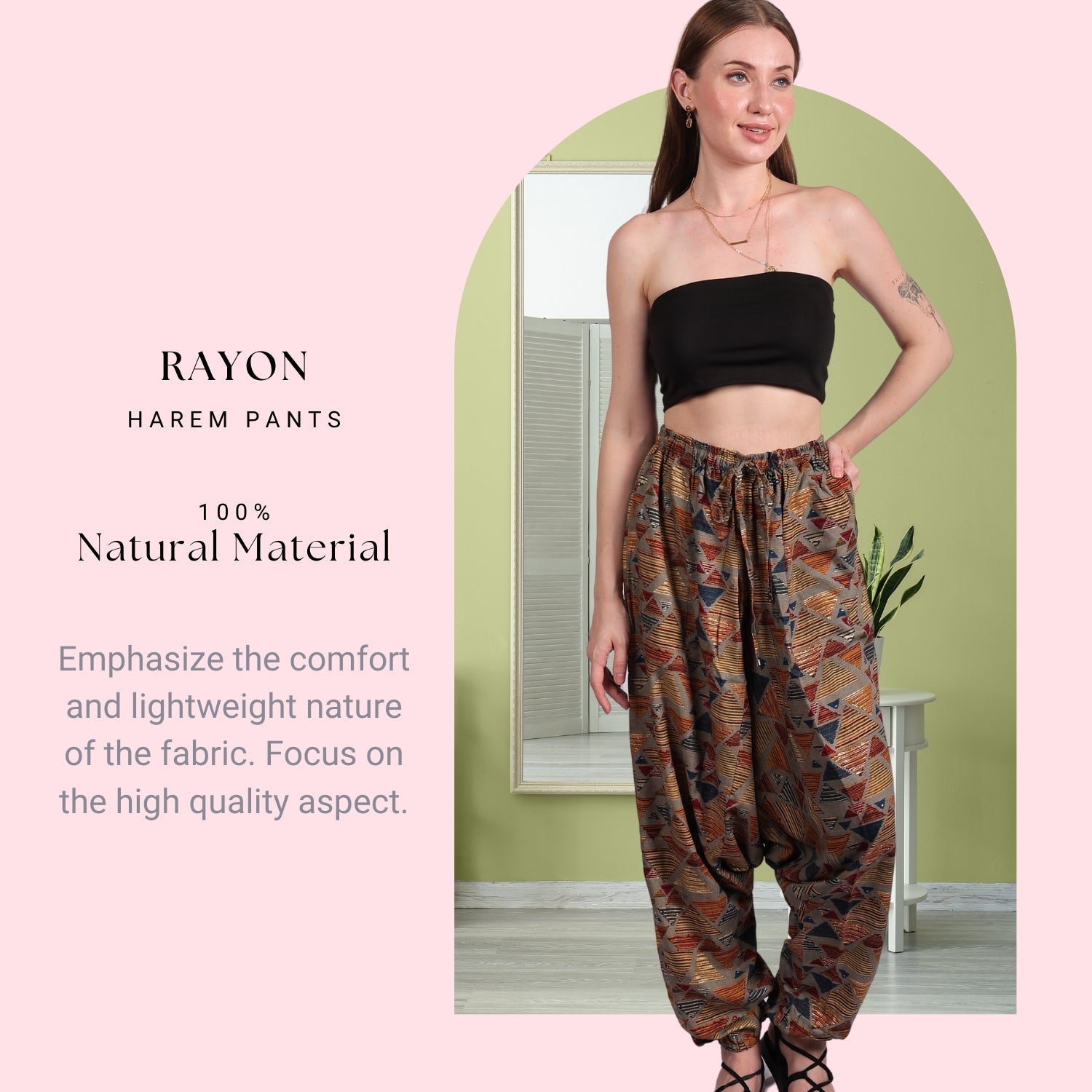 Boho Chic Harem Pants for Women “ Casual Yoga Pants - .com