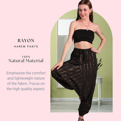 Women's Boho Harem Pants “ Cozy And Beach Wear - .com