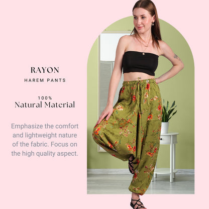 Women's Bohemian Harem Pants “ Stylish Yoga & Lounge Pants - .com