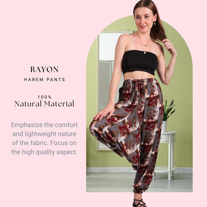 Bohemian Harem Pants for Women “ Fashionable Pants with Pockets - .com