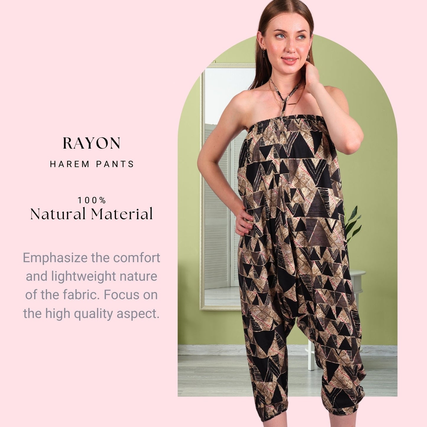 Women's Boho Harem Pants “ Versatile Pants for Yoga & Beach - .com