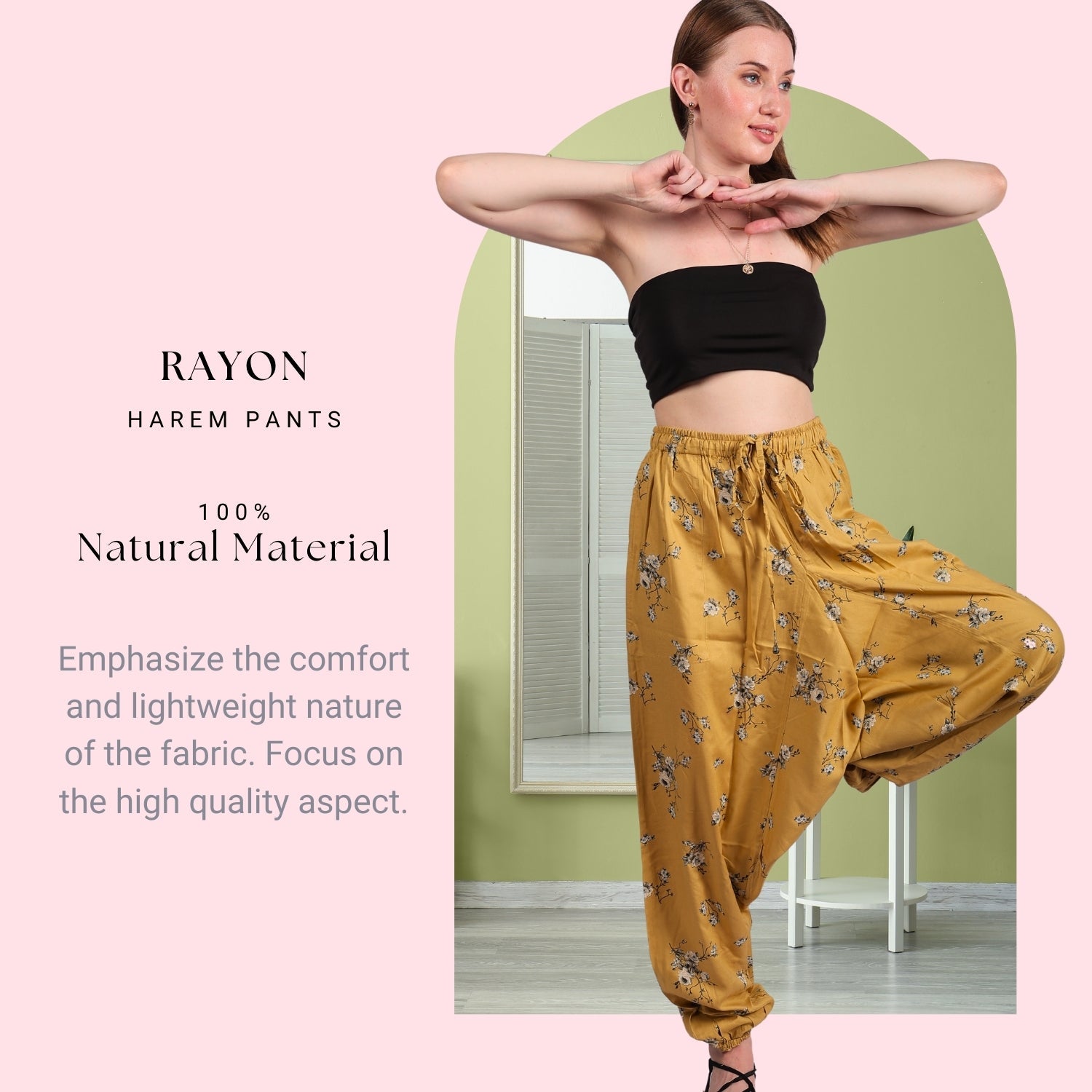 Boho Harem Pants for Women - Yoga Pants with Pockets - .com