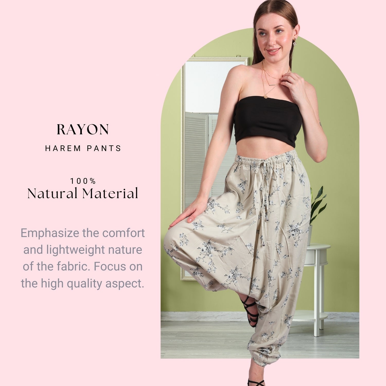Boho Harem Pants for Women - Yoga Pants with Pockets - .com