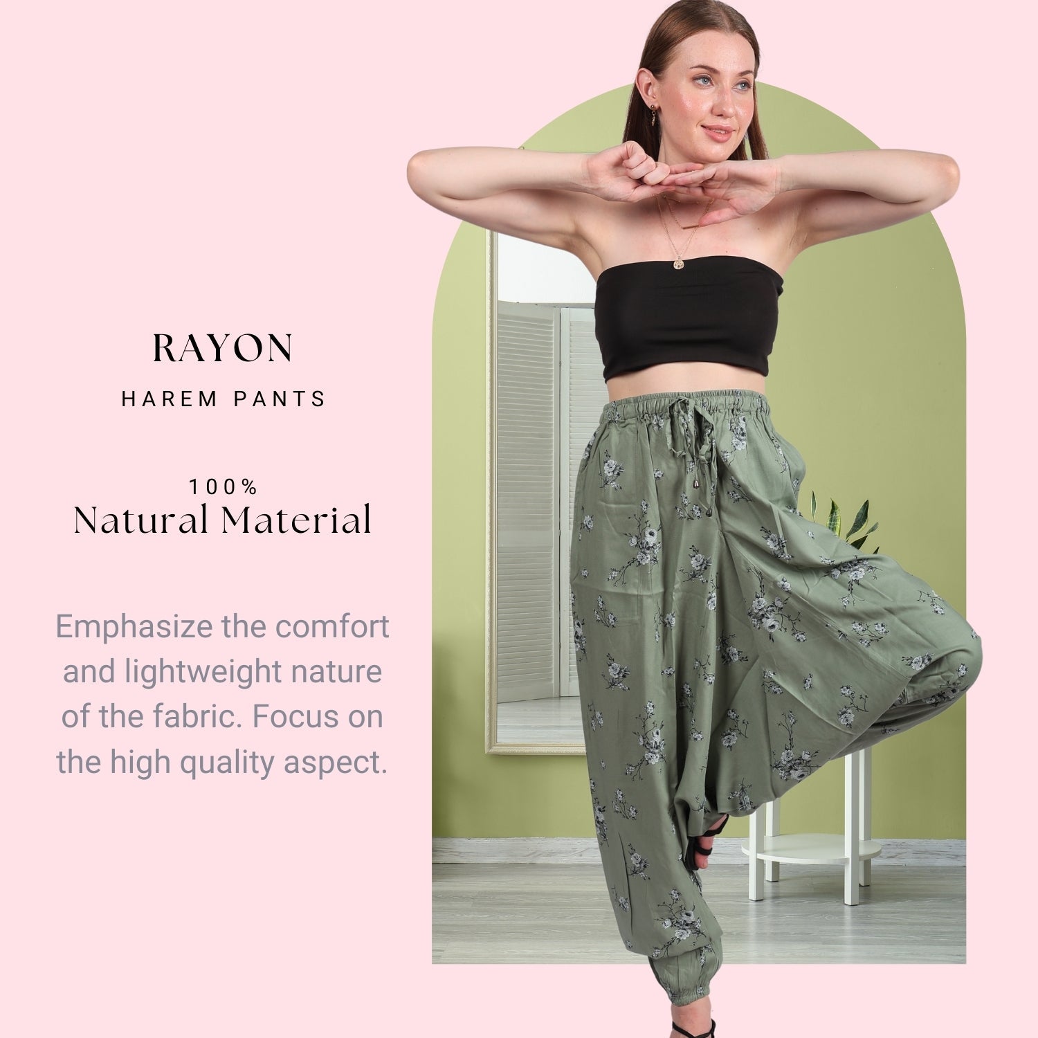 Boho Harem Pants for Women - Yoga Pants with Pockets - .com