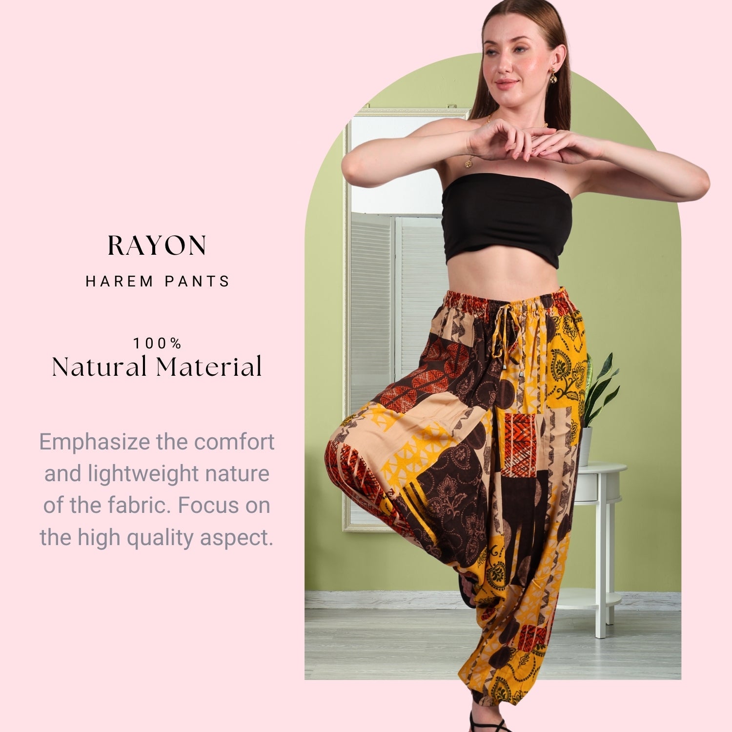 Women's Boho Harem Pants “ Stylish Convertible Pants - .com