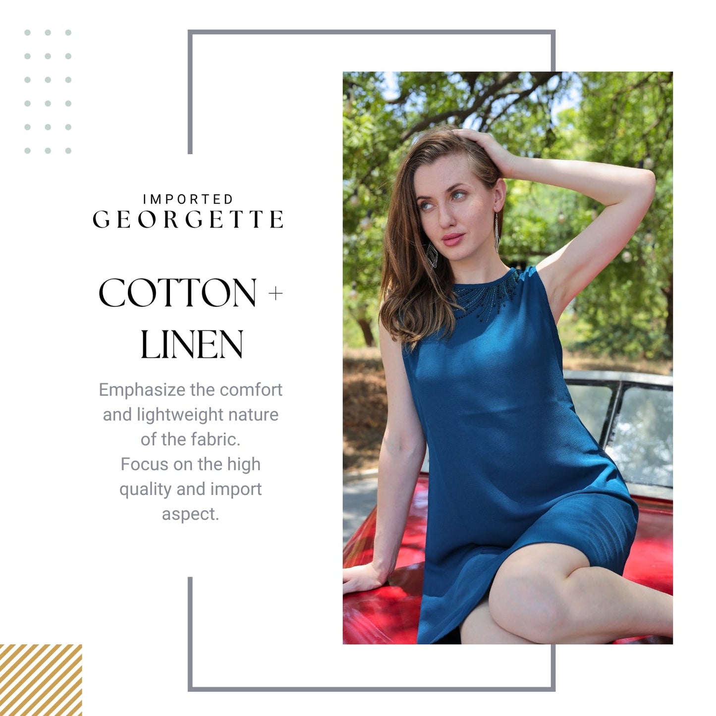 Shop Stylish Blended Georgette Dresses