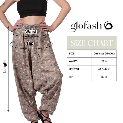 Women's Boho Harem Pants “ Multi-Functional Pants with Pockets - .com