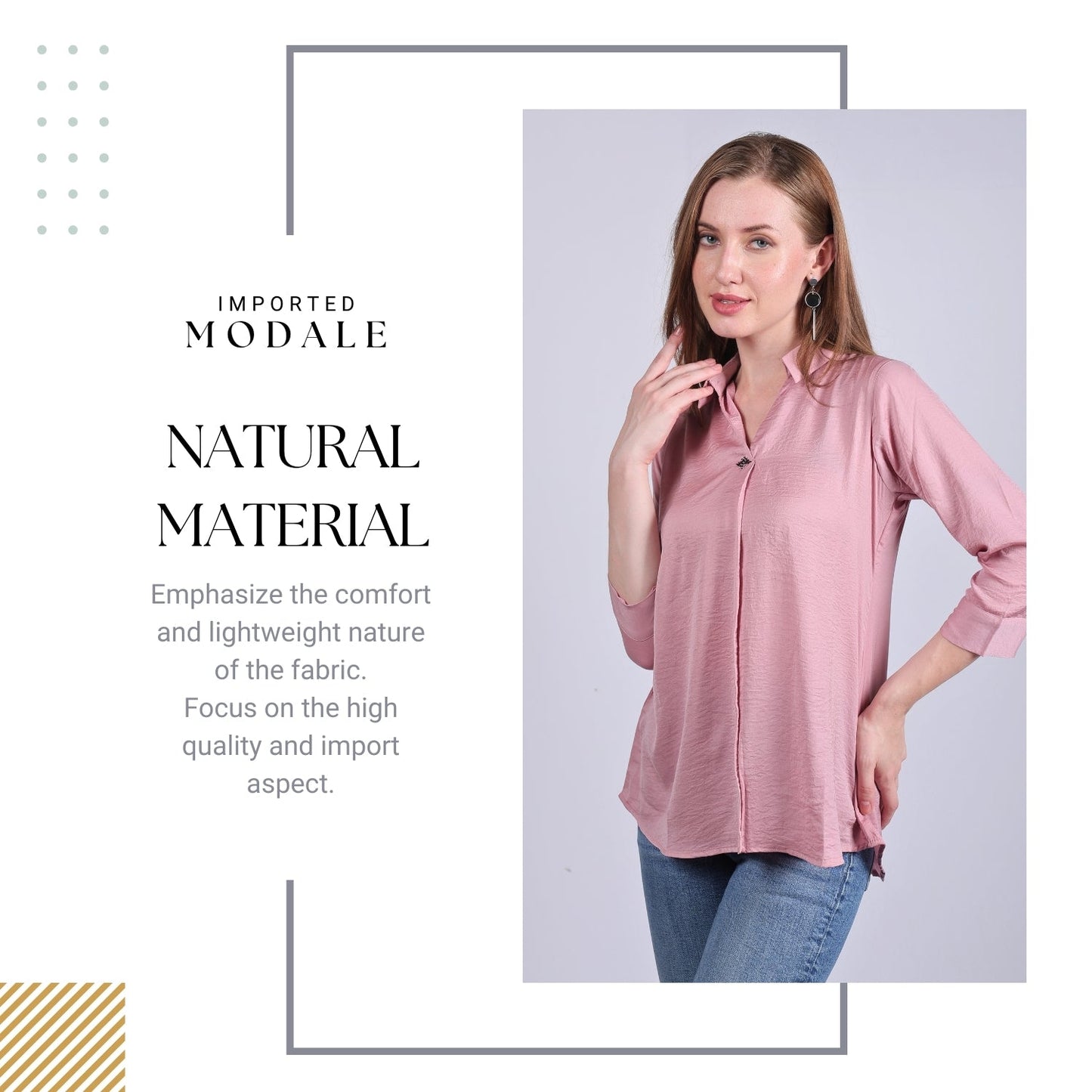 Glofash | Flattering Fit Soft Modal Tops - FashionZapp.com